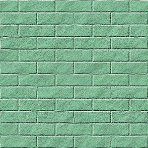 Pastel green bricks