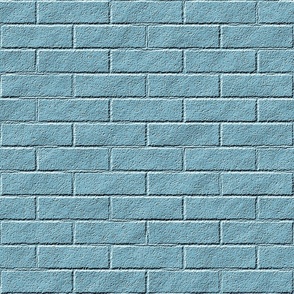 Pastel blue bricks