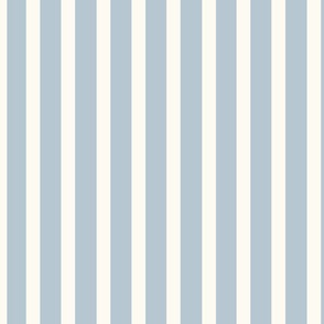 Light Blue and Creme White Vertical Stripes_Large