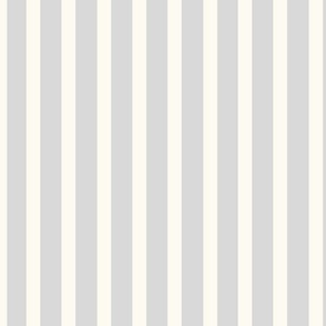 Light Gray and Creme White Vertical Stripes_Large