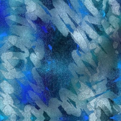 Fuzzy Ikat Textured Blue -Medium
Spindrift Studio; Cait Kirste