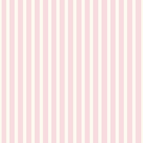 Light Pink and Creme White Vertical Stripes_Medium