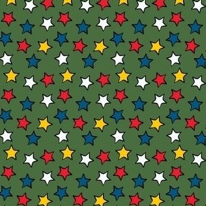 Primary School Stars on Green