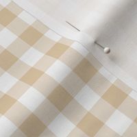 Gingham taupe - small scale