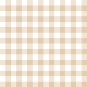 Gingham taupe - small scale