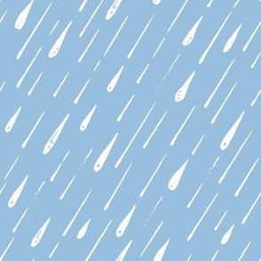 Rain drops, rainshowers