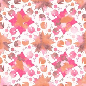 Camo Tulip Mandala Pink