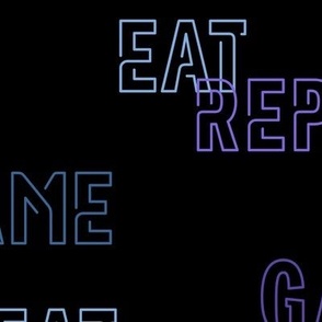 Eat Sleep Game Repeat 2 - Large