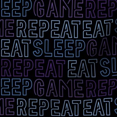 Eat Sleep Game Repeat 3 - large