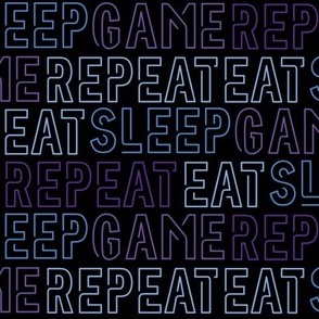 Eat Sleep Game Repeat 3 - large