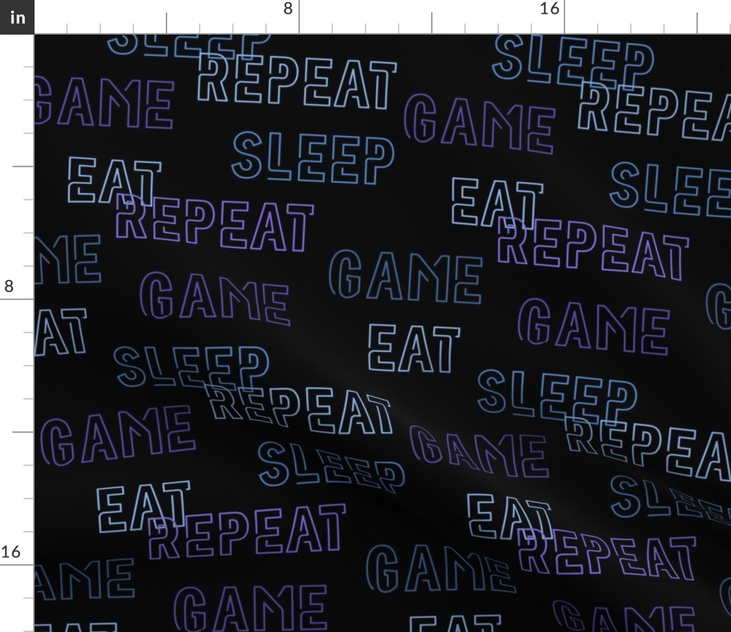 Eat Sleep Game Repeat - Medium