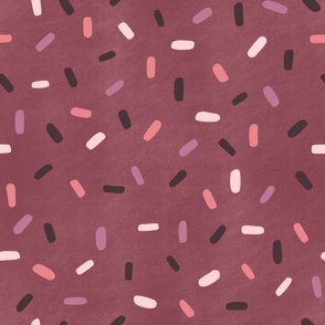 Sprinkles (Maroon) - Large Scale