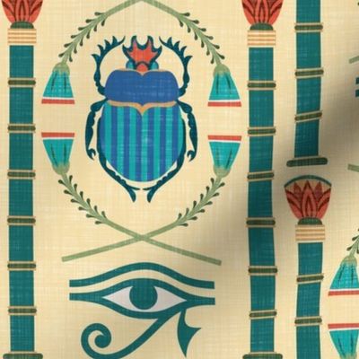 Papyrus_Beetle Fabric