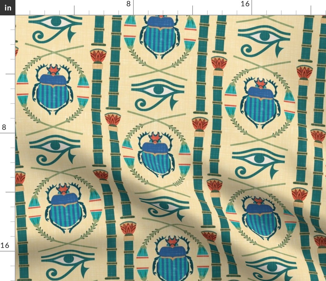 Papyrus_Beetle Fabric