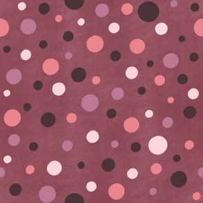 Sugar Dots (Maroon) - Large Scale