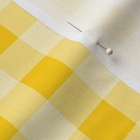 Sunny Yellow Jonquil Gingham Plaid - Small