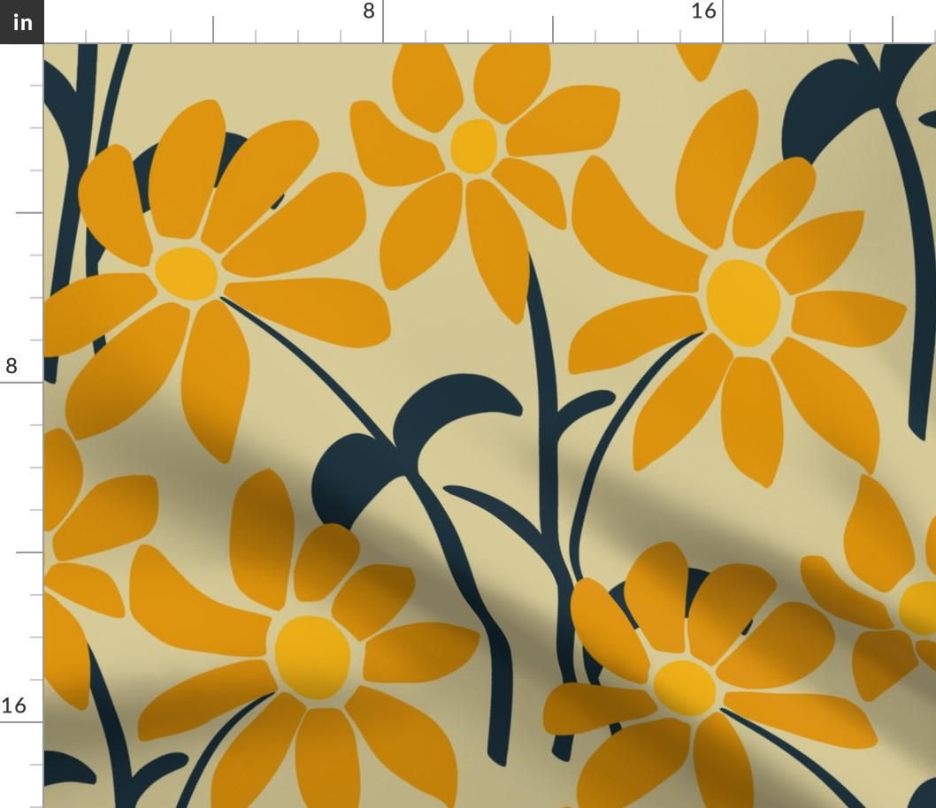 Country Floral - yellow