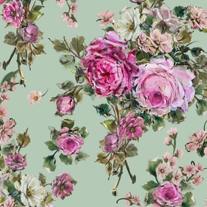 Amazing Grace Rose Bouquets - Mint