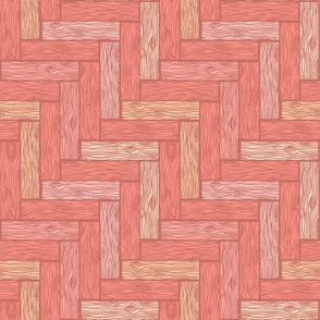 Pink Herringbone Parquet: Wooden Texture Pattern