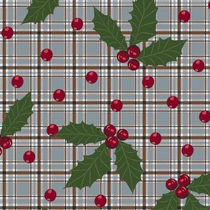 Natural Christmas - Holly and Cranberries