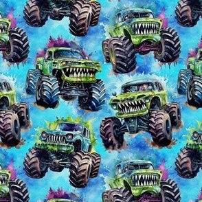 Monster Trucks shark teeth