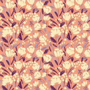 flower pattern_purple