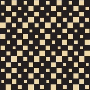 check_grid of squares_black_cream