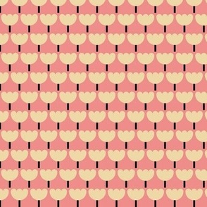 geometric small floral_cream_pink