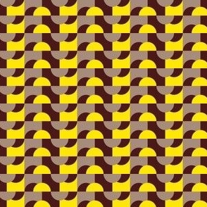 geometric shapes_semi-circle_yellow_dark brown