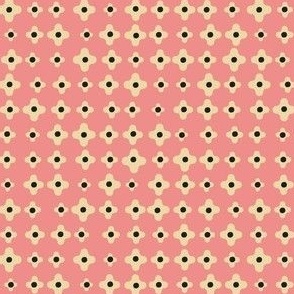 small geometric floral_cream_pink