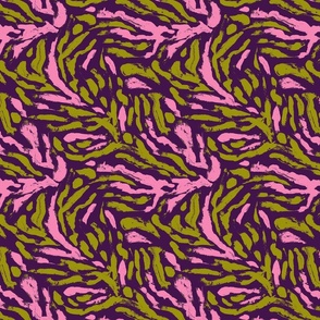 Green _ Pink Zebra Medium