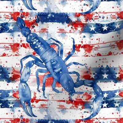Scorpio's Independence: Patriotic Scorpion