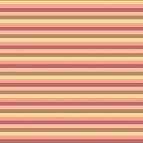 peach fuzz horizontal stripes