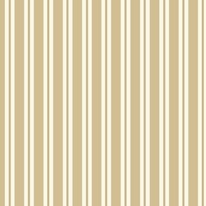 Allix Stripe: Golden Tan Classic Stripe, Neutral Narrow Stripe