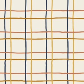 Jumbo Wobbly Plaid (Beige_ Yellow_ Blue) (Y-1)(24")