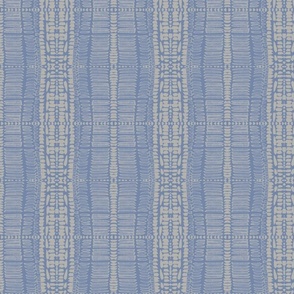 Hand-Drawn Weave in Blue