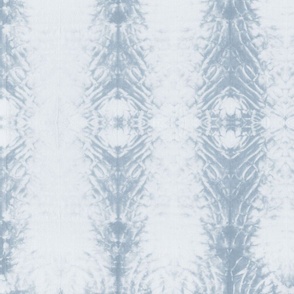 (L) Shibori organic striped - fog blue