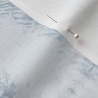 (M) Shibori organic striped - fog blue
