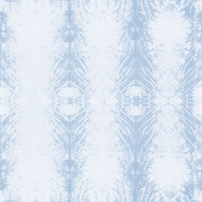 (XL) Shibori organic striped - sky blue