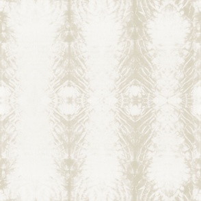 (XL) Shibori organic striped - natural beige