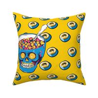 Skull Bowl Cereal Pop Art