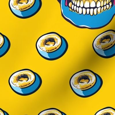 Skull Bowl Cereal Pop Art