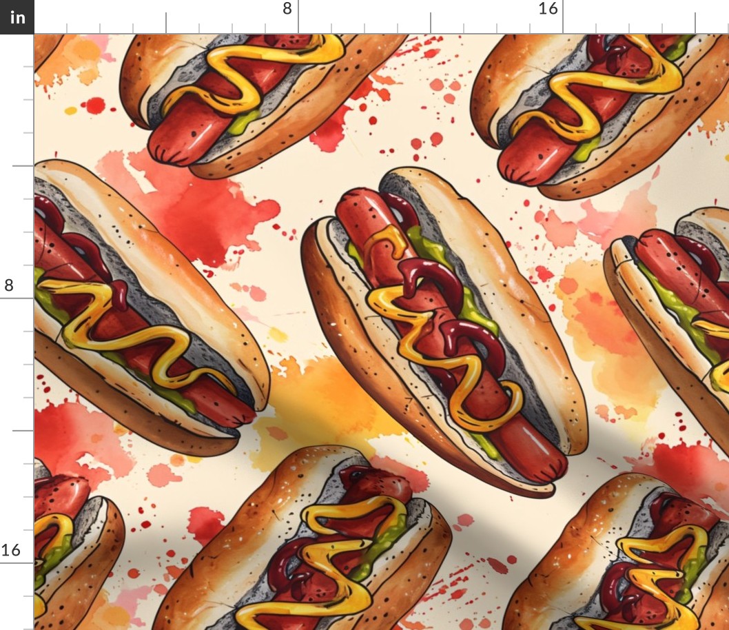 Hot Dog Herringbone