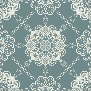 Lace Mandalas Aegean Teal