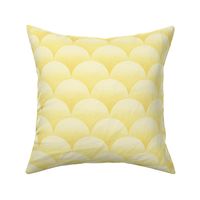 SCALLOP FISH SCALE TEXTURED : YELLOW