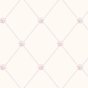 My Little Paris Diamond Floral in Pink | Large Version