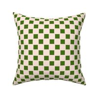 Pink and green check - Kitsch Christmas Ichimatsu checker 