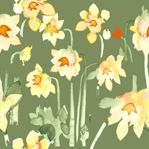 Daffodils - Watercolour.