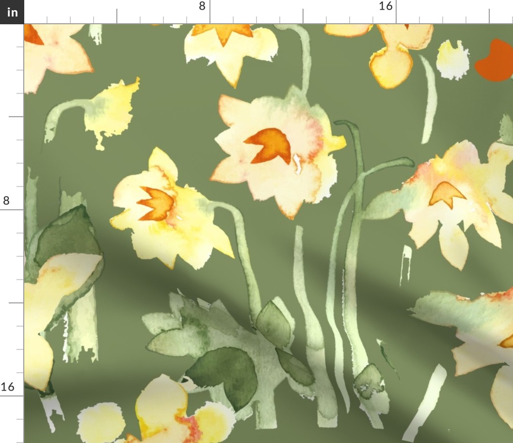 Daffodils - Watercolour.