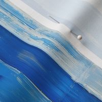 electric blue paint stripes